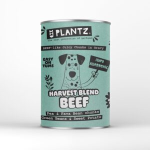 HenArt Plantz | Beef in Gravy | Wet Food for Dogs | Grain- Gluten and Soy-Free