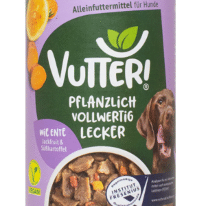 Vutter | Like Duck | Vegan Natvoer voor Honden | Glutenvrij