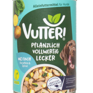 Vutter | Like Fish | Vegan Natvoer voor Honden | Glutenvrij